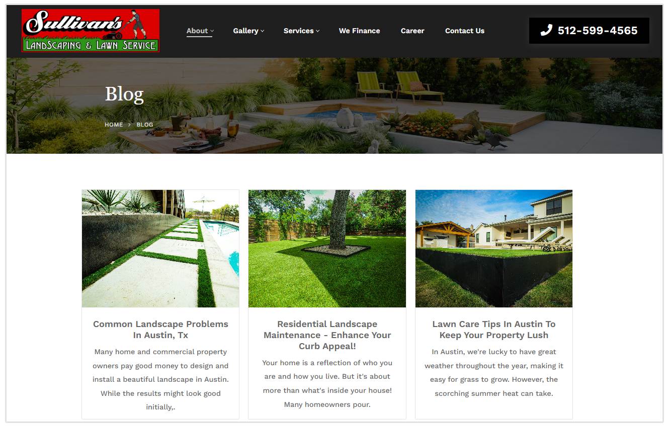landscaping business blog